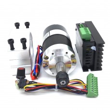 WS55-140 300W DC36V 12000RPM Spindle Motor with Driver Motor Clamp for MACH3 CNC Engraving Machine