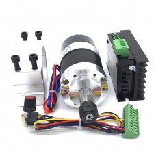 WS55-140 300W Brushless DC Spindle Motor ER11 + WS55-180 BLDC Motor Driver + Motor Clamp for MACH3