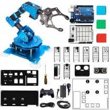 xArm UNO 6DOF Robot Arm Mechanical Arm (Unassembled) w/ Secondary Development Sensor Kit for Arduino