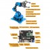 xArm UNO 6DOF Robot Arm Mechanical Arm (Unassembled) w/ Secondary Development Sensor Kit for Arduino