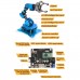 xArm UNO 6DOF Robot Arm Mechanical Arm (Assembled) w/ Secondary Development Sensor Kit for Arduino