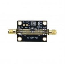 RF AMP V2.0 Ultra Low Noise Amplifier 0.05-4G LNA Amplifier RF Amplifier NF 0.6DB Input -110DBm