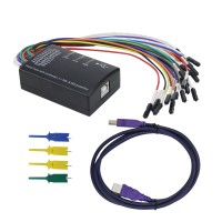 Mini 16 Logic Analyzer USB 100M Max Sample Rate 16CH Version 1.1.34 Support 1.2.10 Software 