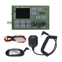 FX-4C SDR HF Transceiver (Black) 10W 465KHz-50MHz Shortwave Radio Built-In Sound Card w/ Carry Box