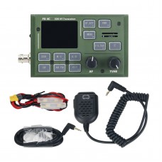 FX-4C SDR HF Transceiver (Black) 10W 465KHz-50MHz Shortwave Radio Built-In Sound Card w/ Carry Box