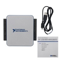 NI USB-6002 USB Multifunction DAQ Data Acquisition Card 8AI 16-bit 2AO Digital I/O Labview