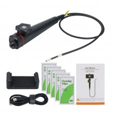 6MM/0.2" 1080P Wifi Endoscope Camera 360° Steering Industrial Endoscope For Cellphone Android iPhone