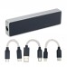 JCALLY JM10 pro DAC Amplifier HiFi Decoding CS43131 DSD256 Decoder USB Type C To 3.5MM 600ohm for Android iOS Computer-Silver