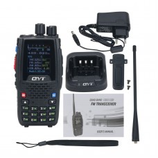 QYT KT-8R 5W 3-5KM VHF UHF Radio Walkie Talkie Four-Band Handheld Transceiver with Color Screen