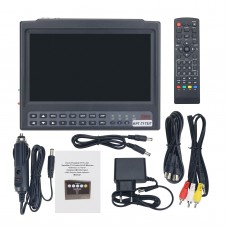 KPT-717S/T 7" LCD HD Satellite Finder DVB-S2+T2+C Combo Receiver & HD Monitor (TV + HD + AV Input)