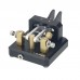 L&MAO Automatic Morse Keyer Dual-Paddle Telegraph Key CW Key (Black) for Ham Radio Users