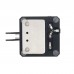 L&MAO Automatic Morse Keyer Dual-Paddle Telegraph Key CW Key (Black) for Ham Radio Users