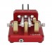 L&MAO Automatic Morse Keyer Dual-Paddle Telegraph Key CW Key (Red) for Ham Radio Users