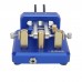 L&MAO Automatic Morse Keyer Dual-Paddle Telegraph Key CW Key (Blue) for Ham Radio Users