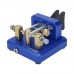 L&MAO Automatic Morse Keyer Dual-Paddle Telegraph Key CW Key (Blue) for Ham Radio Users