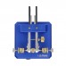 L&MAO Automatic Morse Keyer Dual-Paddle Telegraph Key CW Key (Blue) for Ham Radio Users