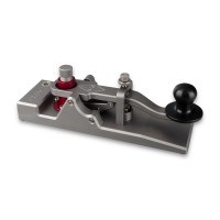 CRAC Manual Morse Keyer Telegraph Key CW Key with Magnetic Port Suitable for Ham Radio Users