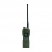 HamGeek AR-152 15W FM VHF UHF Radio Outdoor Walkie Talkie Handheld Transceiver with Flashlight Green