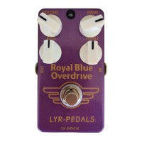 LY-ROCK LYR-PEDALS Overdrive Pedal Distortion Pedal Quality Guitar Pedal Replacement for Royal Blue