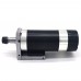500W ER11 12000RPM DC Brushless Spindle Motor w/ Fixing Bracket Protective Cover Driver Power Supply
