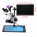 7X-45X Simul-Focal Trinocular Microscope Stereo Microscope with 51MP Camera for Soldering Repair