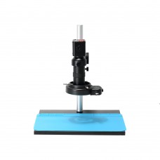 16MP 1080P HDMI Microscope Camera + 150X C-Mount Lens + 56-LED Ring Light + Stand for PCB Soldering