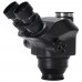 7X-50X Stereo Trinocular Head + WF10X/22mm Eyepiece Rubber Eye-Guards Microscope Accessories