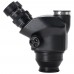 7X-50X Stereo Trinocular Head + WF10X/22mm Eyepiece Rubber Eye-Guards 0.5X Auxiliary Objective Lens