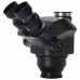 7X-50X Stereo Trinocular Head + WF10X/22mm Eyepiece Rubber Eye-Guards 2.0X Auxiliary Objective Lens