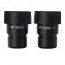 7X-50X Stereo Trinocular Head + WF10X/22mm Eyepiece Rubber Eye-Guards 2.0X Auxiliary Objective Lens