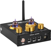 P1 Hifi Tube Preamp USB DAC Headphone Amp Bluetooth Receiver 5.0 Golden American Tubes Treble Bass