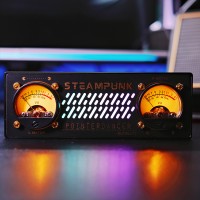 Steampunk PointerDancer Pickup VU Meter Rhythm Light Atmosphere Light Creative Gift for Boyfriend