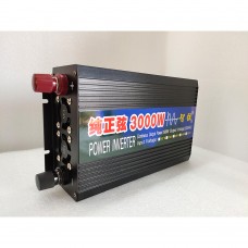 3000W Pure Sine Wave Power Inverter Input 12V Output 220V for Household Appliances Solar Power