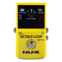 NUX Octave Loop Looper Pedal Octave Effect Infinite Layers Bass-Line True Bypass Guitar Effect Pedal Guitar Accessories