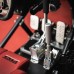 PC Racing Simulation Pressure Handbrake Drift Game Hand Brake SIM for Logitech G25 G27 G29 T300 T500 FANATEC HPD SQ with Controller-Silver 