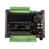 PLC Industrial Control Board FX1N-24MR Online Download Monitoring 12Input 12 Output Modify with Shell