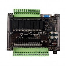 PLC Industrial Control Board FX1N-24MR Online Download Monitoring 12Input 12 Output Modify with Shell