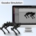 PuppyPi Standard Kit AI Robot Quadruped Robot ROS Open Source Robot Dog with AI Vision 1MP Camera