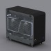 Mini PC Transparent Acrylic Geeek C2 A4 ITX Computer Case A4 Transparent Case USB 3.0 PCI-E3.0*16 Graphics Card -Black