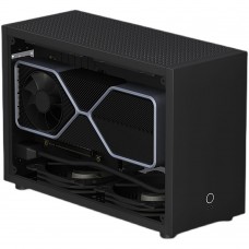 Geeek M5 PC A4 SFX Mini Case LTX Side Transparent 240 Water-cooled Small Chassis SFX Power Portable Small Computer Host 140*340*220mm