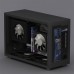 Geeek M5 PC A4 SFX Mini Case LTX Side Transparent Water-cooled Small Chassis SFX Power Portable Small Computer Host with Extension Cable