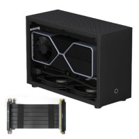 Geeek M5 PC A4 SFX Mini Case LTX Side Transparent Water-cooled Small Chassis SFX Power Portable Small Computer Host with Extension Cable