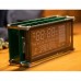VFD Clock Assembled Desktop Clock Creative Vehicle Display Cyberpunk Gift for Boyfriend