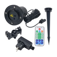 Outdoor Laser Light Projector Waterproof Garden Laser Light 20Gobos Remote Control for Party  