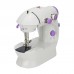 Mini Desktop Sewing Machine Portable Sewing Machine Electric Type Dual Speed Double Thread w/ Light