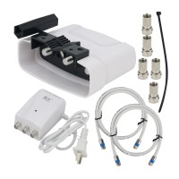 278A40 UHF Booster DTMB TV Signal Amplifier Booster Adjustable Gain For Digital Signal Outdoor Use