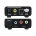 CM6631A Black Front Panel Digital Interface USB DAC Sound Card USB To I2S/SPDIF Coaxial 32Bit 192K