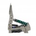200KG Speed Game Throttle Clutch Hydraulic Pedal Racing Simulator Pedal Equipment PC Direct Drive-(import Green Rubber)