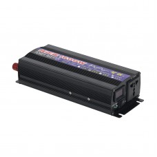 1600W Power Inverter Pure Sine Wave Stable Performance Input 24V Output 220V for Home Vehicle