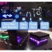 IV-18 VFD Tube Clock Refer Nixie Tube Clock RGB LED Home Decor Clock W/ Remote Control Digital Table Clock-Gold